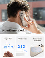 Lamicall 4 Stück für MagSafe Ring Aufkleber Metallring - [Stabil & Ultradünn] Selbstklebender Magnetring für Handyhülle, Metall Magnet Ring für iPhone 17 16 15, MagSafe-Zubehör (Nicht Magnetisch)