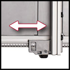 Einhell Tischkreissäge TC-TS 254 U (2.200 W, 80 mm Schnitthöhe, Ø 254 mm Sägeblatt, Winkelanschlag, Parallelanschlag, Auflagenvergrößerung, Staubabsauganschluss)