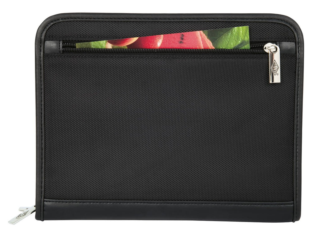 WEDO Elegance A5 Konferenzmappe – Executive Organizer im Leder-Look mit 4-Ring-Mechanik, Karten- & Dokumentenfächern, Stifthalter, kompakt & stilvoll