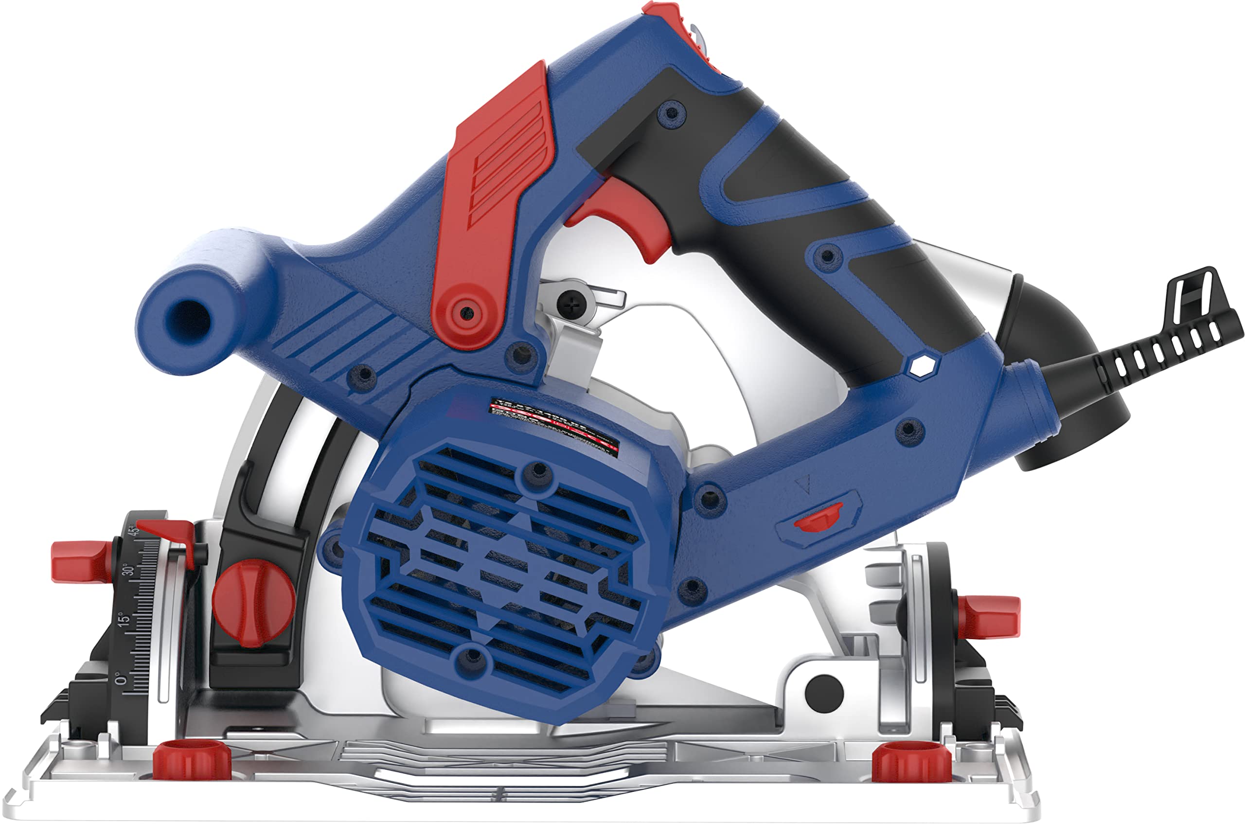 Güde 58232 Tauchkreissäge TS 57-1400 KE Set (1400 W, Sägeblatt-Ø 165 mm, Paralleler Tauchmechanismus, Winkelverstellung von 0° bis 47°)
