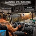 Garmin dēzlCam LGV 710 MT-D EU – LKW-Navi mit integrierter Dashcam, Kollisionswarner & Spurhalteassistenz. 7“ Farbdisplay, vorinstallierte EU Karten, fahrzeugspezifisches Routing & Satellitenbilder.