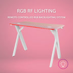 MARSGAMING Mars Gaming MGDXLRGB, Ergonomischer RGB Gaming Tisch, Headset+Flaschenständer, 160x60cm, Schwarz