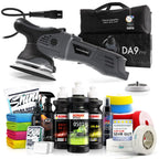 Poliermaschinen Set: chemicalworkz DA9 Pro Exzenter Poliermaschine + Sonax Politur Set + Royal Pads Premium Polierpads + Dr. Wack Versiegelung für Lack + Zubehör | 20-teilig