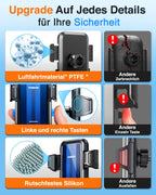 VANMASS 2025 【Neueste & Stärkste】 Handyhalterung Auto Militär-Klasse Handy Halterung Auto【Über 20KG Saugkraft】 Armaturenbrett Scheibe Autohalterung LKW für iPhone 16 Pro Max 15 14 Samsung S24 Android