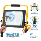 Aigostar LED Baustrahler 100W 8800LM (Ersetzt 880W),LED Arbeitsleuchte mit Stecker,Wasserdichtes Arbeitsscheinwerfer Bauscheinwerfer,für Werkstatt oder Baustelle,Garage, 6500K Tageslichtweiß