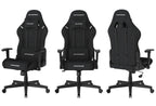 DXRacer Prince L PF132 Gaming-/ Büro-/ Schreibtischstuhl, mit Wippfunktion Gaming Stuhl Höhenverstellbarer Drehstuhl PC Stuhl Ergonomischer Chefsessel, schwarz