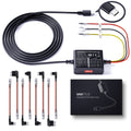VANTRUE 5 Stufen 11,5 Ft USB-C Hardwire-Kit mit Acc für alle Dashcams, 6 Aufnahmezeiteinstellungen, 12V-24V zu 5V, 24Std. Parkmodus, kompatibel mit USB-C Dashcam