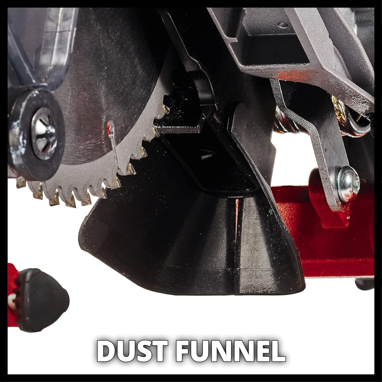 Einhell Zug-Kapp-Gehrungssäge TE-SM 216 Dual (1800 W, max. 65 mm x 305 mm Schnitttiefe/-breite, Ø 216 mm Sägeblatt, beidseitig neigbarer Sägekopf, Zugfunktion, Laser)
