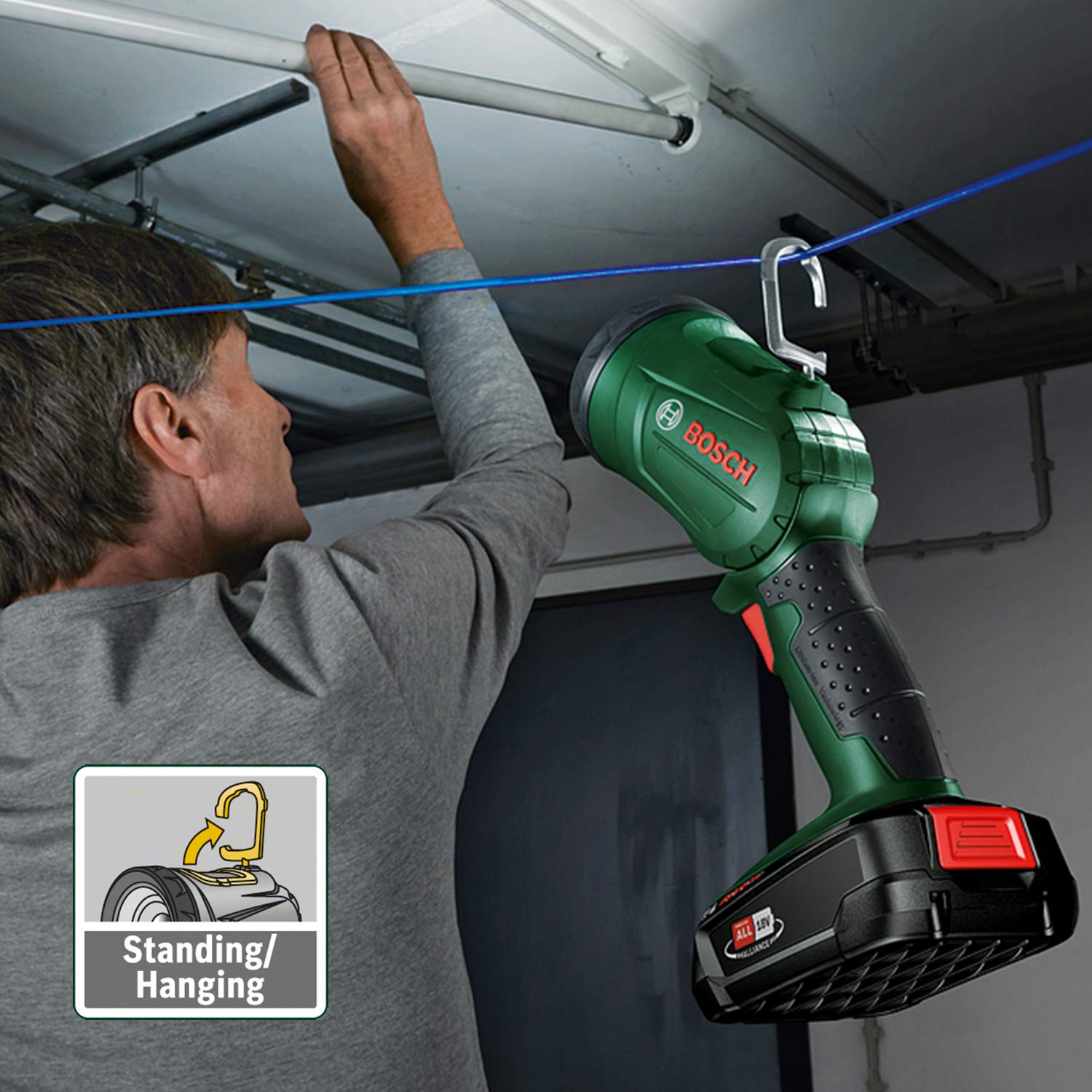 Bosch Akku Lampe UniversalLamp 18 (ohne Akku, 18 Volt System, im Karton)