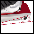 Einhell Elektrohobel TE-PL 900 (Fußplatte Mit 3 V-Nuten, Softgrip, Inkl. Parallelanschlag, Falztiefenanschlag, TCT Hobelmesser), Blau, 900 W, Bis 3 mm Spantiefe, Große Messerwelle