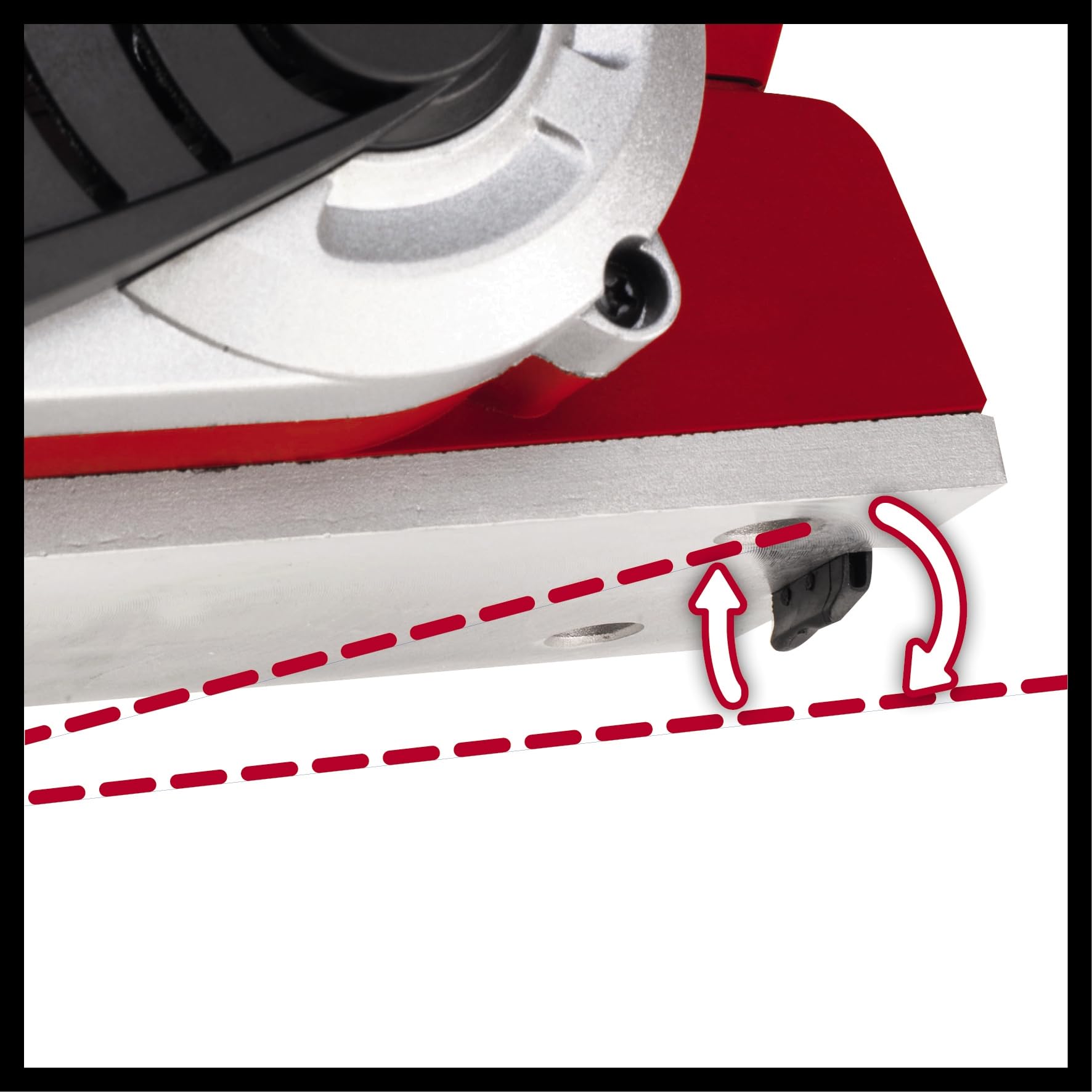 Einhell Elektrohobel TE-PL 900 (Fußplatte Mit 3 V-Nuten, Softgrip, Inkl. Parallelanschlag, Falztiefenanschlag, TCT Hobelmesser), Blau, 900 W, Bis 3 mm Spantiefe, Große Messerwelle