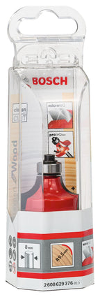 Bosch 1x Abrundfräser Expert for Wood (Radius 9.5 mm, Arbeitslänge 18 mm, Professional Zubehör Fräsen)
