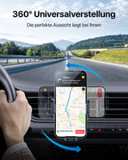 andobil Handyhalterung Auto Lüftung [2026 Neueste Lüftungsclip] Kfz Handy Halterung [100% Sicherer Griff ] 360° Drehbar Autohalterung Zubehör für iPhone 17 Pro Max Air 16 15 14 13 12 Galaxy S25 Ultra