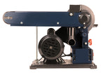 Ferm Bandschleifmaschine – 350W – 150mm - einschl. 2 Schleifbänder (P80 & P120) und 2 Schleifscheiben (P80 & P120), BGM1022