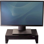 Fellowes Monitorständer Designer Suites, höhenverstellbar um 4 cm, ergonomisch, mit Aufbewahrungsfach, für Monitore bis 21 Zoll bzw. 18 kg