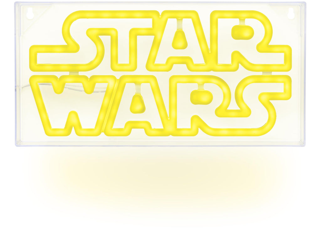 Star Wars LED Neon Licht - Offiziell lizenziertes freistehendes oder wandmontierbares Lichtzeichen - Gaming-Raum-Zubehör & Film-Memorabilia-Deko, Bunt