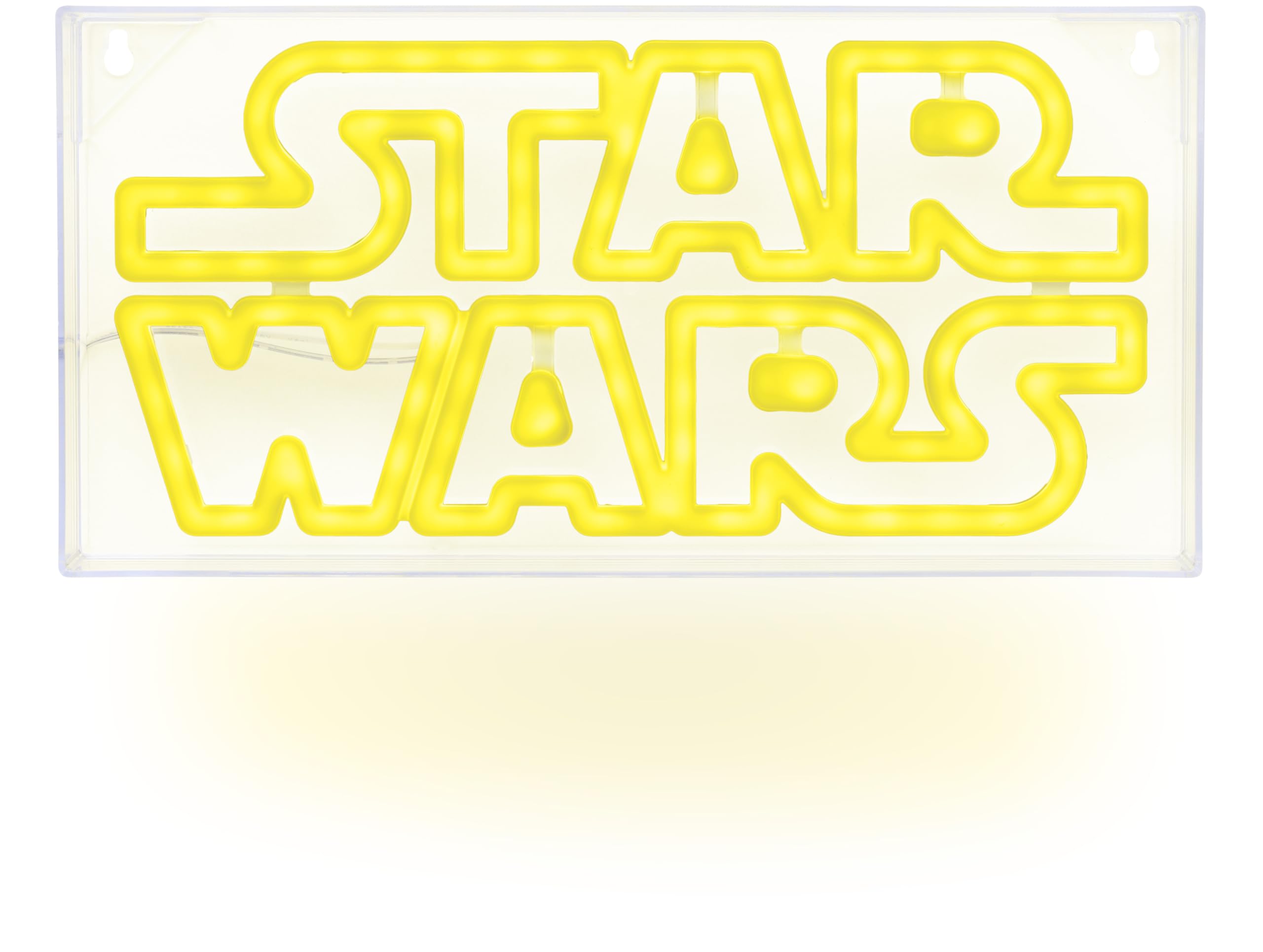 Star Wars LED Neon Licht - Offiziell lizenziertes freistehendes oder wandmontierbares Lichtzeichen - Gaming-Raum-Zubehör & Film-Memorabilia-Deko, Bunt
