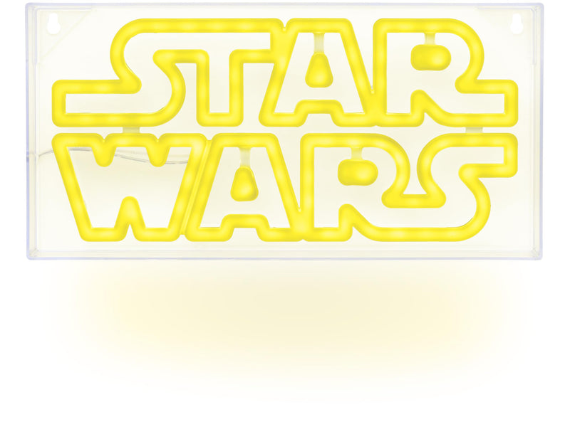 Star Wars LED Neon Licht - Offiziell lizenziertes freistehendes oder wandmontierbares Lichtzeichen - Gaming-Raum-Zubehör & Film-Memorabilia-Deko, Bunt