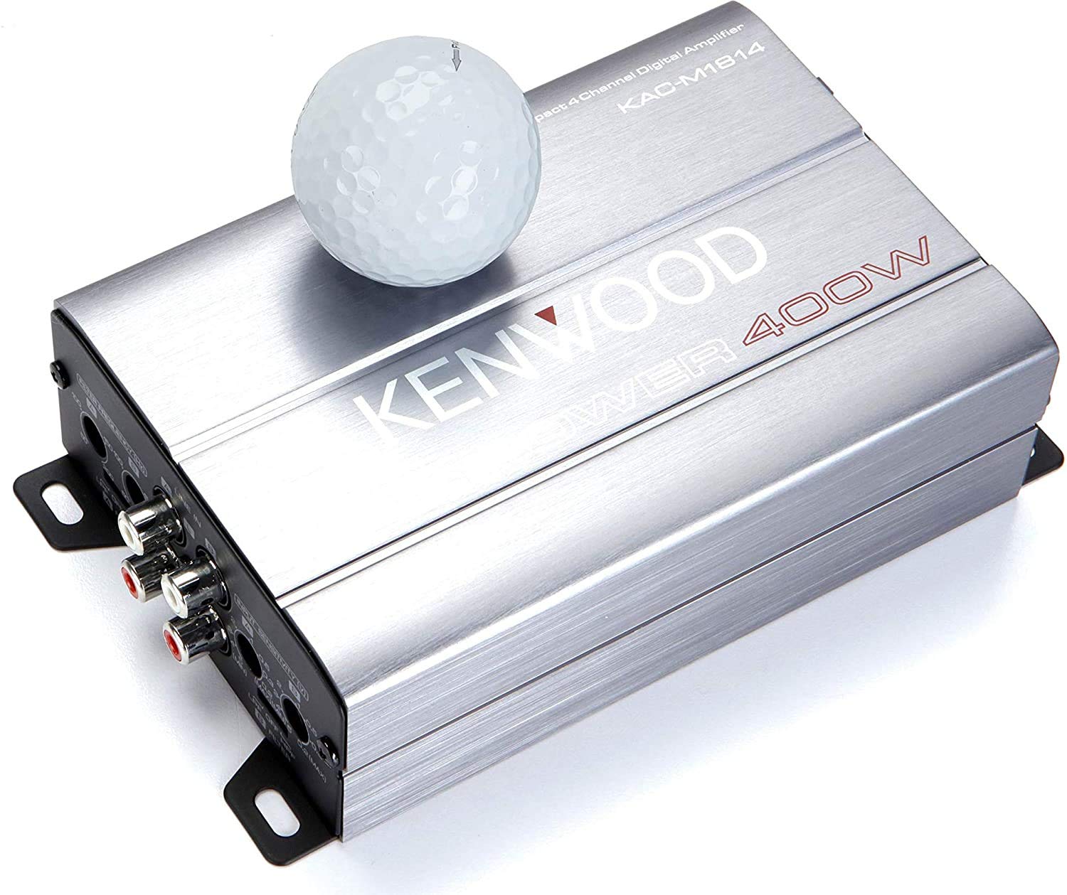 Kenwood KAC-M1814 4-Kanal-Digitalverstärker, kompakt, überbrückbar, 400 W max. Leistung