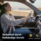 UGREEN Aux Bluetooth Adapter Auto Bluetooth 6.0 Empfänger Klinke für Freisprechanruf und Wireless Musik kompatibel mit Auto mit Aux und USB Anschluss, Lautsprecher, Verstärker (Grau-Standard)
