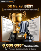 VANMASS 2025 【Neueste & Stärkste】 Handyhalterung Auto Militär-Klasse Handy Halterung Auto【Über 20KG Saugkraft】 Armaturenbrett Scheibe Autohalterung LKW für iPhone 16 Pro Max 15 14 Samsung S24 Android