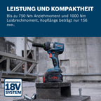 Bosch Professional 18V System Akku-Drehschlagschrauber GDS 18V-750 C