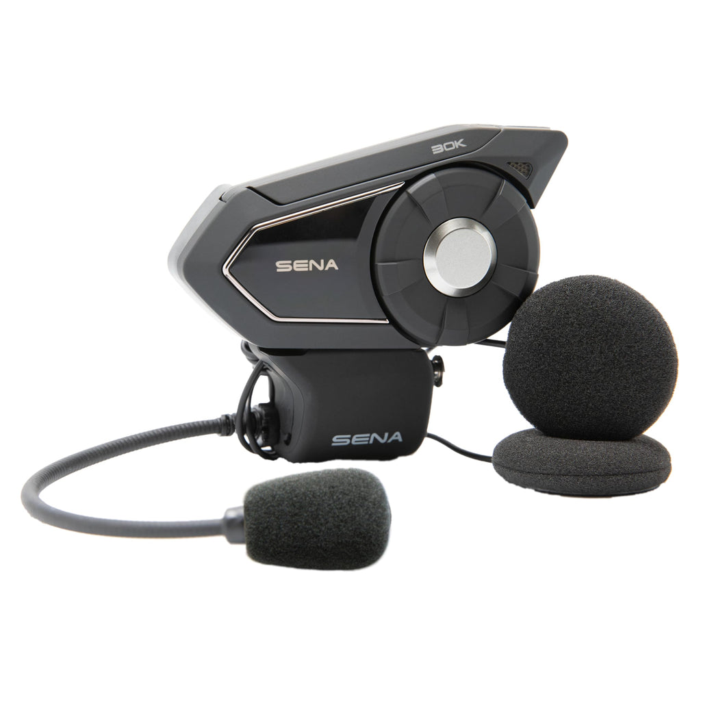 Sena 30K Bluetooth Headset für Motorräder/Mesh Kommunikationssystem mit HD Lautsprechern, Doppelpack
