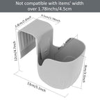 Storchenbeck Universal Becherhalter für Autositze, Kinderwagen, Rollstühle und mehr – Grau (1)