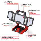 Einhell Akku-Lampe TP-CL 18/3000 Li-Solo Power X-Change (18 V, 3000 lm, schwenkbarer Leuchtkopf, klappbare Leuchtpaneele, 60 LEDs, Helligkeitsregulierung, ohne Akku)
