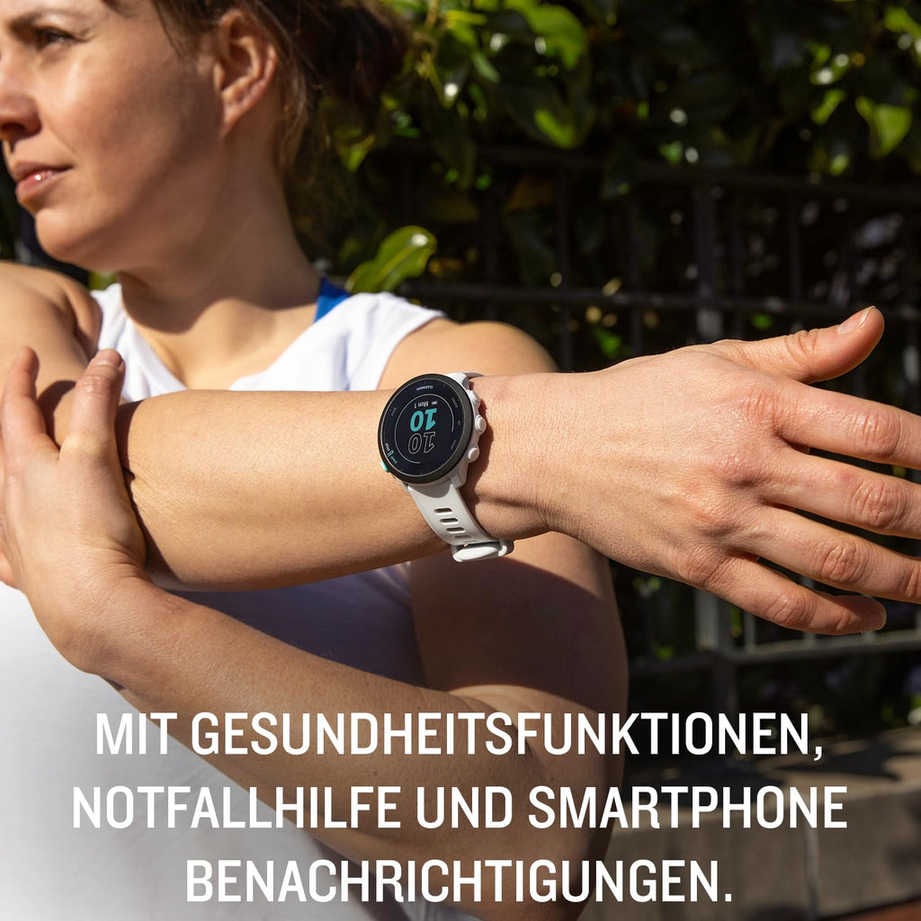 Garmin Forerunner 55 – GPS-Laufuhr mit 1,04“ Always-On-Farbdisplay, täglichen Trainingsempfehlungen, Laufzeitprognose, 15+ Sport-Apps, bis zu 14 Tagen Akkulaufzeit