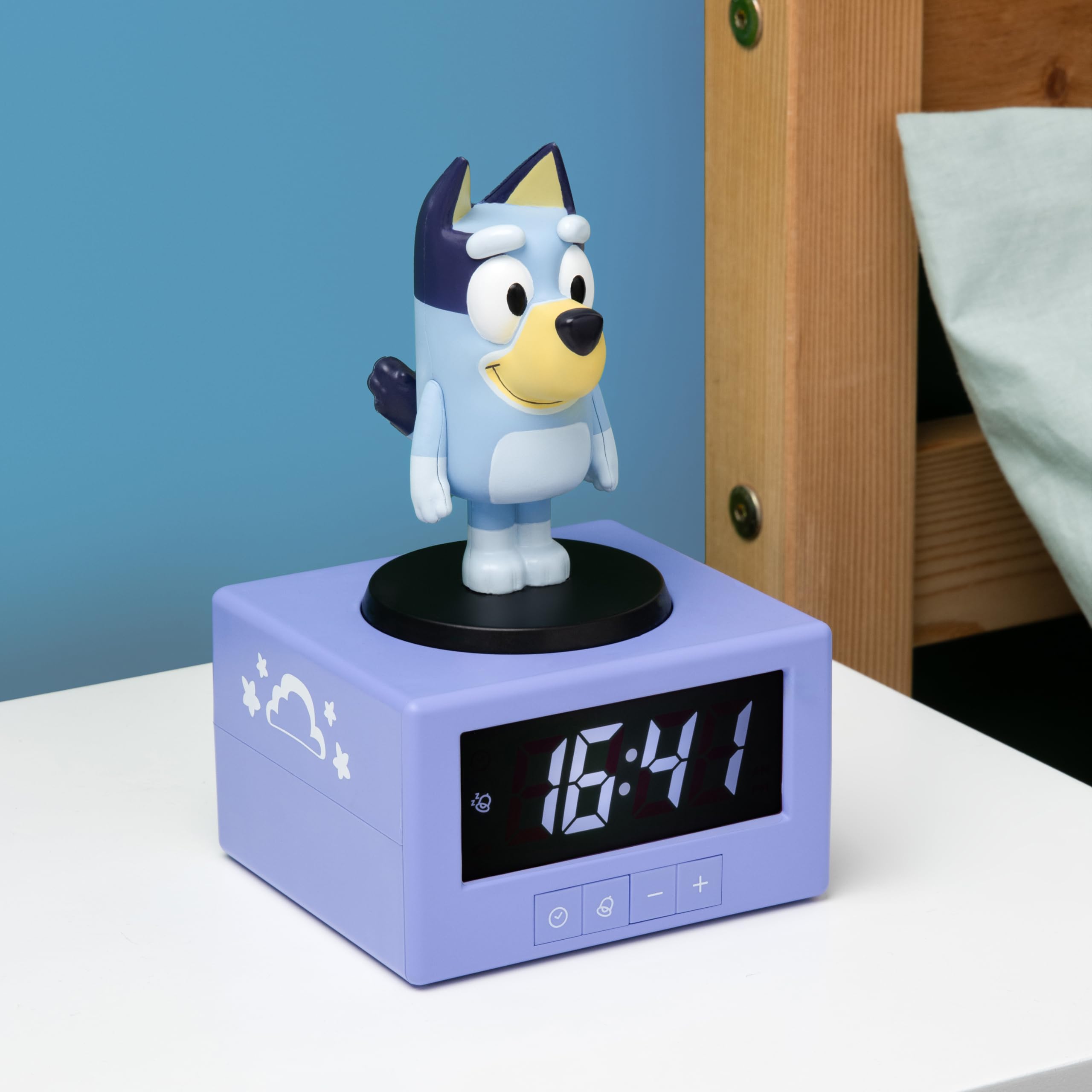 Paladone Toy Story Lotso-Wecker mit Nachtlicht und Musik, digital, offiziell lizenzierte Disney-Schlafzimmerdekoration, für Kinder, batteriebetrieben, süße Geschenkidee, Pixar-Fanartikel