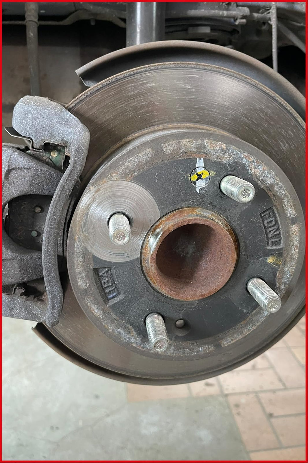 KS Tools 100.5085 Stehbolzen-Radnabenschleifer-Satz, Ø 40 mm, 7-TLG