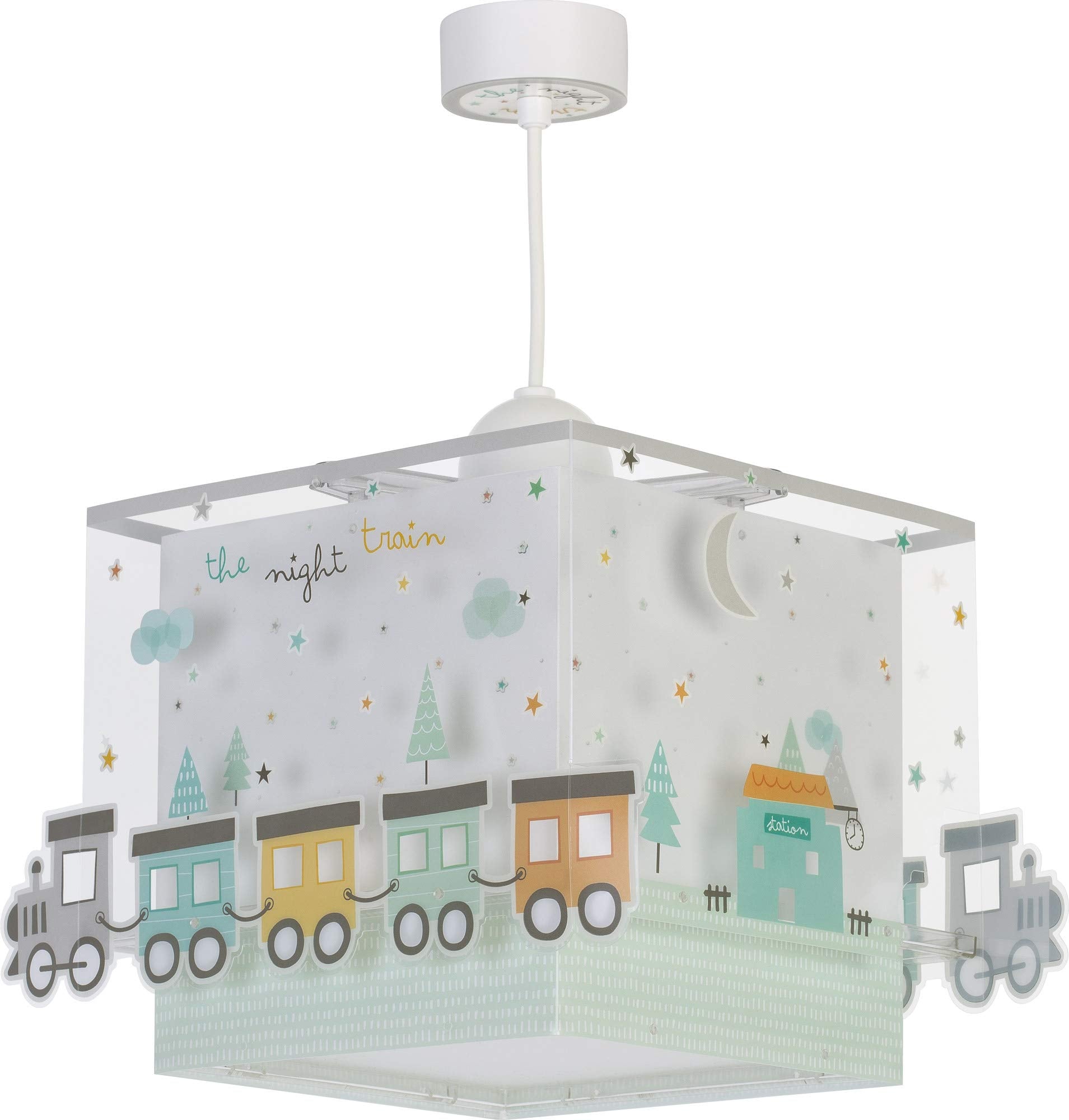 Dalber kinderlampe Pendelleuchte Hängelampe Zug Farben trainieren The Night Train Bunt