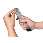 Stanley FatMax Cuttermesser PRO 0-10-820 (25 mm Klingenbreite, 210 mm Länge, extra langer, robuster Metall-Korpus für beidhändiges Schneiden, angeraute Grifffläche, inkl. 4 Abbrechklingen)