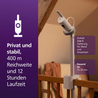 Philips AVENT Philips Premium Connected Videophone, das bisher Beste Babyphone, Schlaf- und Atmungs-Tracking mit KI, Schrei-Interpretation, DEKRA Zertifiziert privat und sicher, SCD973/26