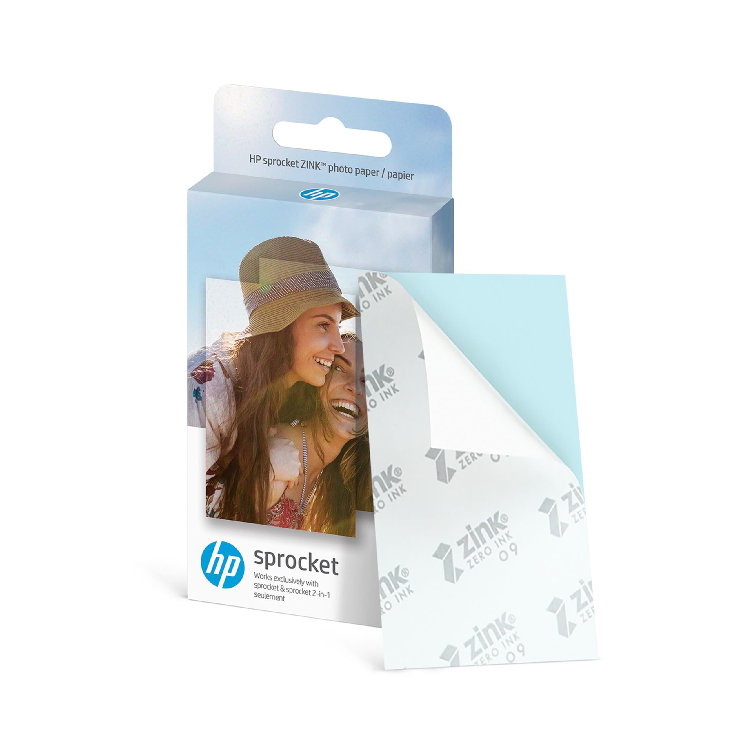 HP Sprocket Portable 2x3 Zoll Sofortbilddrucker (Lila) Sammelalbum-Kit