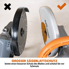 Evolution R255DCT Betonsäge Elektrische Steinsäge 2000W Steinschneidemaschine 255 mm Scheibendurchmesser Sägeblatt Premium Diamantblatt, 102.5 mm Schnitttiefe, schneidet Mauerwerk Gehwegplatten Beton
