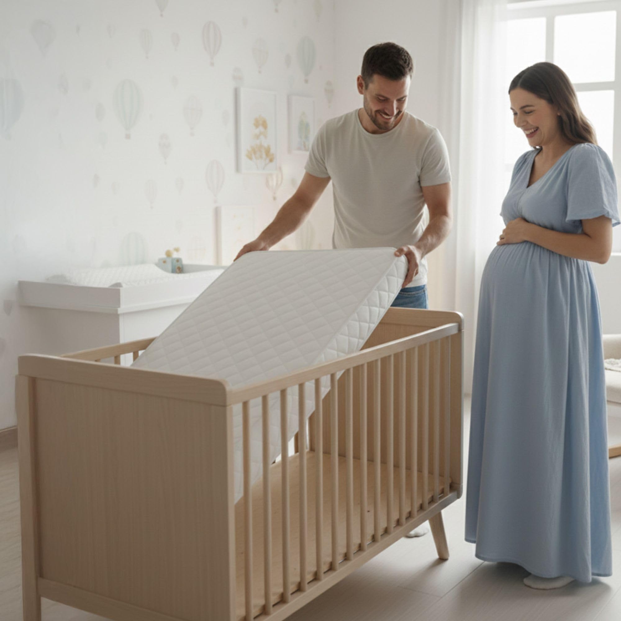 Matratze Kinderbett Mattress 70x140 cm Kindermatratze für Babybett Reisebett Beistellbett und Gitterbett Kinderbettmatratze Bettmatratze für Baby und Kinder 70 x 140 Oeko-Tex