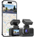 Krunia 2K WiFi Mini Dashcam Auto, Frontkamera mit App, CPL-Unterstützung, Externes GPS, WDR-Nachtsicht, 24Std Parküberwachung, Magnethalterung, Superkondensator, 170° Weitwinkel Kamera
