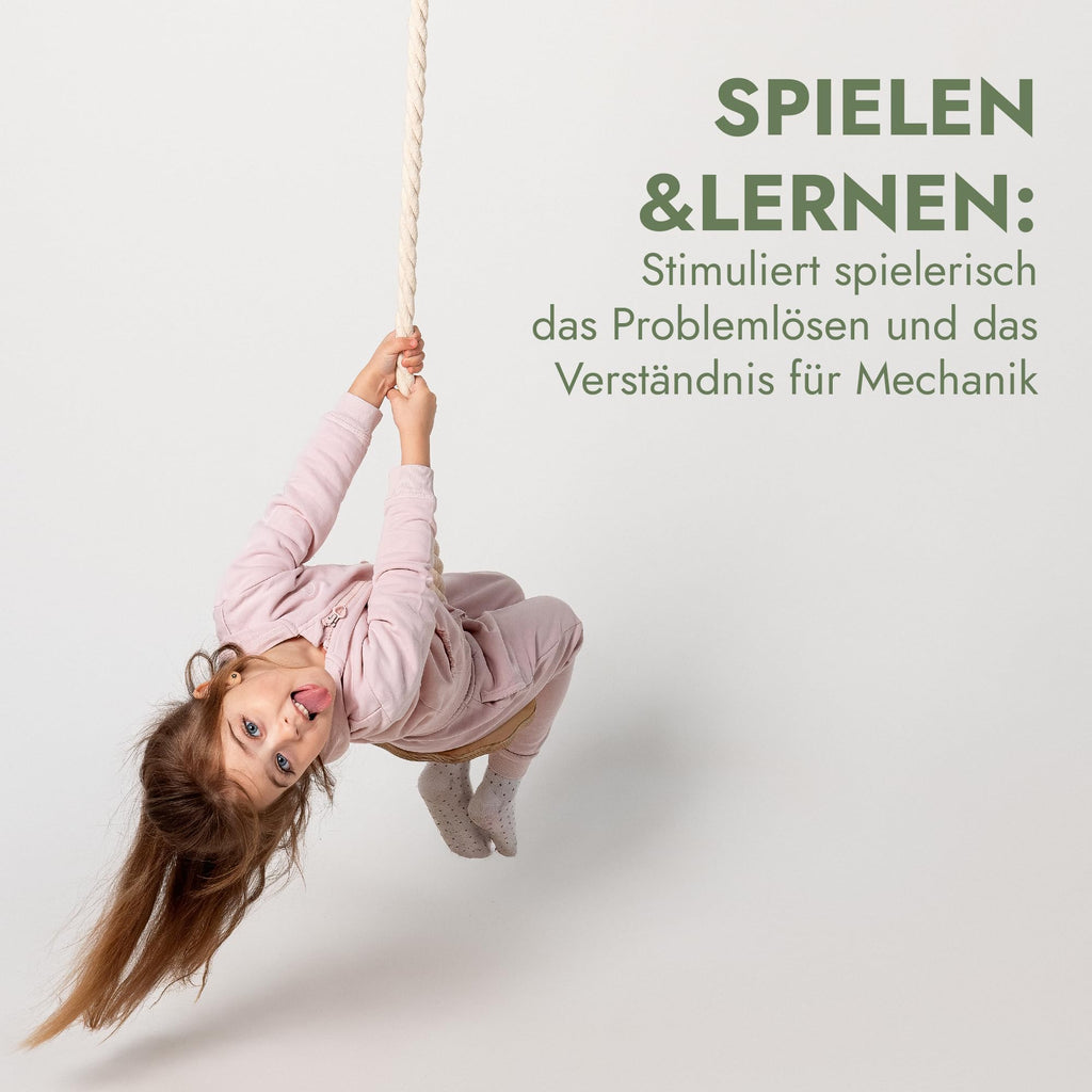 Goodevas Kinder Spielset – Indoor Klettergerüst und Outdoor Jungle Gym für Jungen und Mädchen – Kletterleiter und Gymnastikringe, ab 2-12 Jahre
