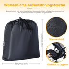 Orzbow Fußsack Kinderwagen Winter, Fußsack Buggy Fusssack Kinderwagen Baby Winter mit Wamres Korallen-Fleece, Reißverschluss, Anti-Rutschschutz & Reflektorstreifen, Universelle & Wasserdicht, Rot