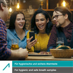 ACE Mundstücke für die Alkoholtester AF-33, A, Q und X - Packung mit 25 Promilletester-Mundstücken - 25er Mundstück-Packung