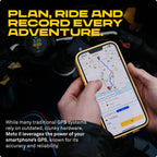 Beeline Moto II - Navigationsgerät für Motorräder | Globale Navigation | Minikarten-Schnittstelle | 14 Stunden Akkulaufzeit | IP67 Wasser- und stoßfest | USB-C-Aufladung mit Riemenhalterung
