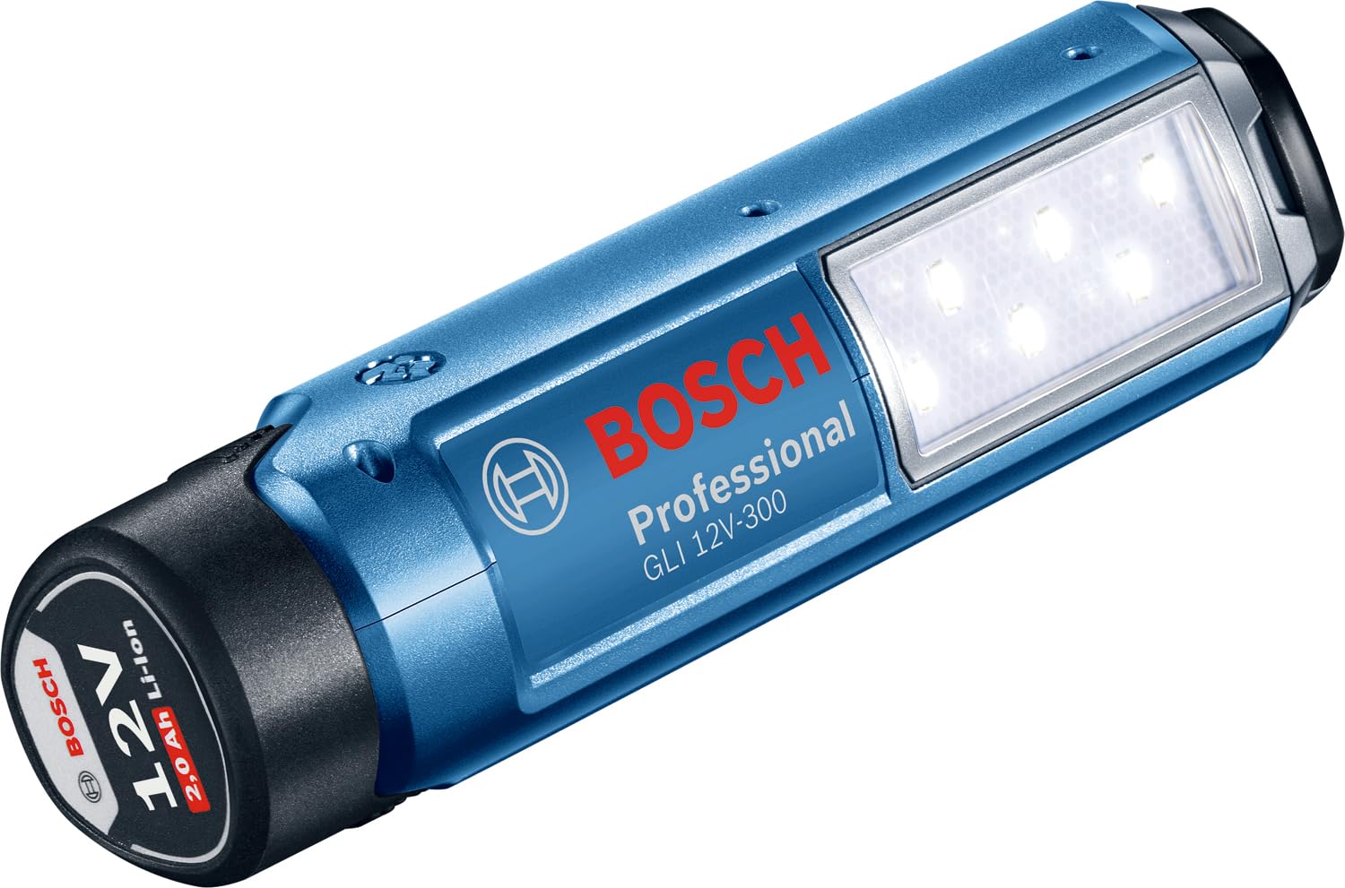 Bosch Professional 12V System Akku LED Lampe GLI 12V-300 (300 Lumen, ohne Akku/ Ladegerätn)