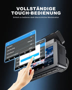 JOMISE 4K+4K Dashcam vorne und hinten, ultraschnelle Ethernet-Datenübertragung (20 Mbps) & stabiles WiFi 6, Touchscreen camera auto mit GPS, Nachtsicht, 24h Parküberwachung, Speicher bis 1TB (A80 Pro)