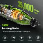 Multifunktionswerkzeug 200W, ETOOLAB [Professional] Rotationswerkzeug, Echte 10000-35000 U/min, Drehmelwerkzeug Set mit 129 Zubehören, 6 Variable Drehzahl für Schneiden, Gravieren, Bohren, usw.