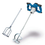 Scheppach Handrührwerk PM1400 Rührwerk Mörtelrührer Farbrührer | 1400W Leistung | 2-Gang-Getriebe mit variabler Drehzahl 570 / 760min1 | inkl. Mörtel (580mm) und Farbquirl (590mm) mit M14 Gewinde