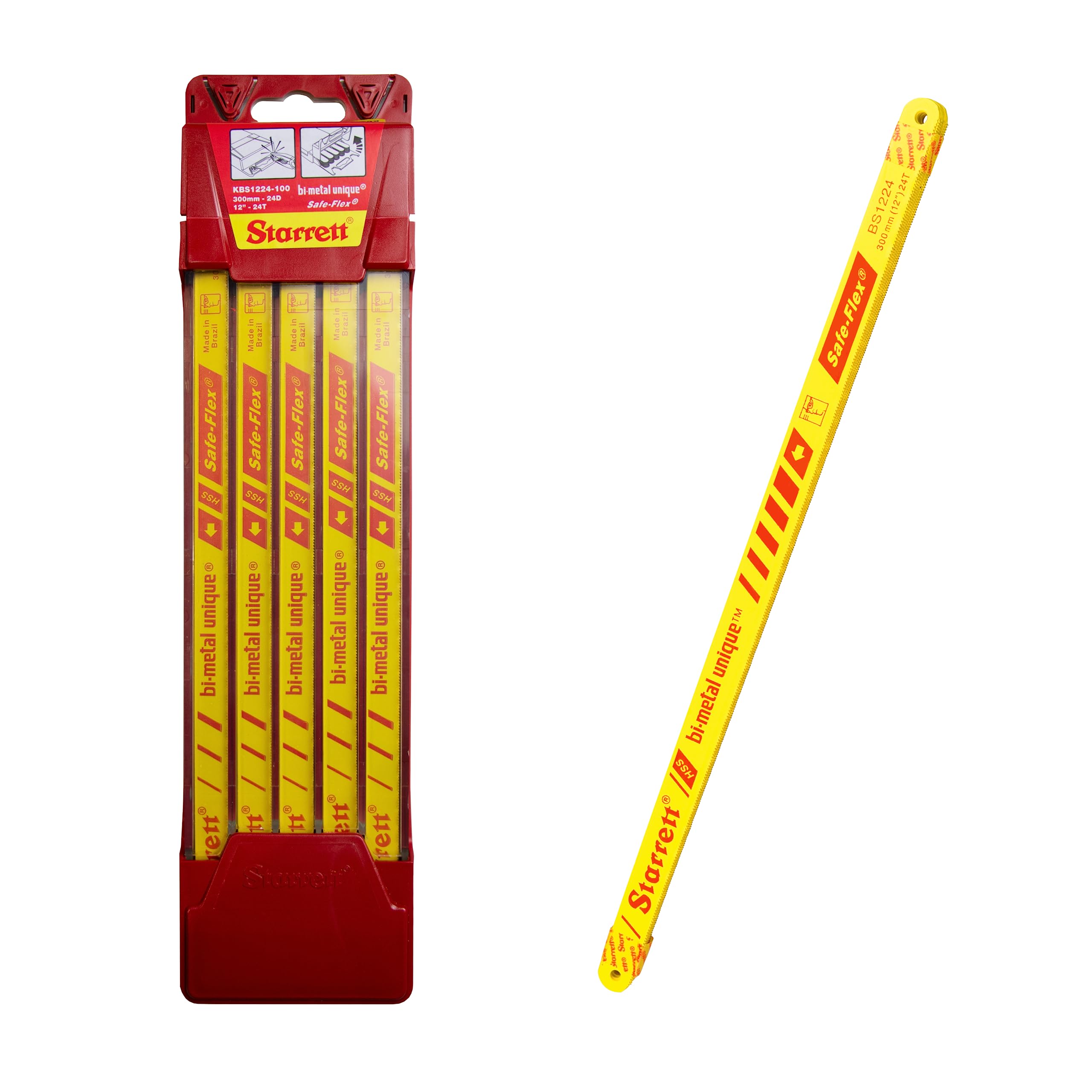 Starrett Bi-Metall-Bügelsägeblätter 100 Stück