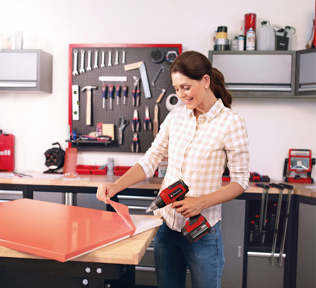 Einhell Akku-Heißluftpistole TE-HA 18 Li - Solo Power X-Change (Li-ion, 18V, 2 Temperaturstufen, inkl. Reduzier-, Breitstrahl-, Reflektordüse, ohne Akku und Ladegerät)