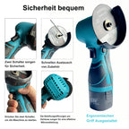 Mini Winkelschleifer,16.8V Akku Mini Flex 28000 rpm/76mm,Professional Mini Akku Winkelschleifer Set Geeignet zum Schneiden und Polieren